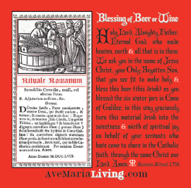 Blessing of Beer